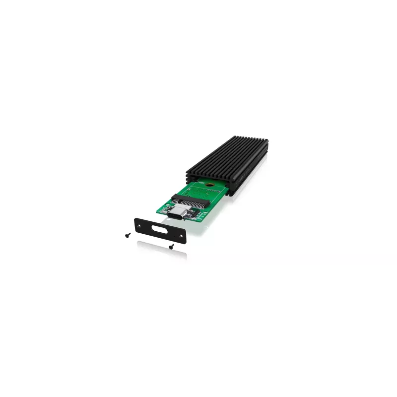 ICY BOX IB-1816M-C31 SSD-Gehäuse Schwarz U.2