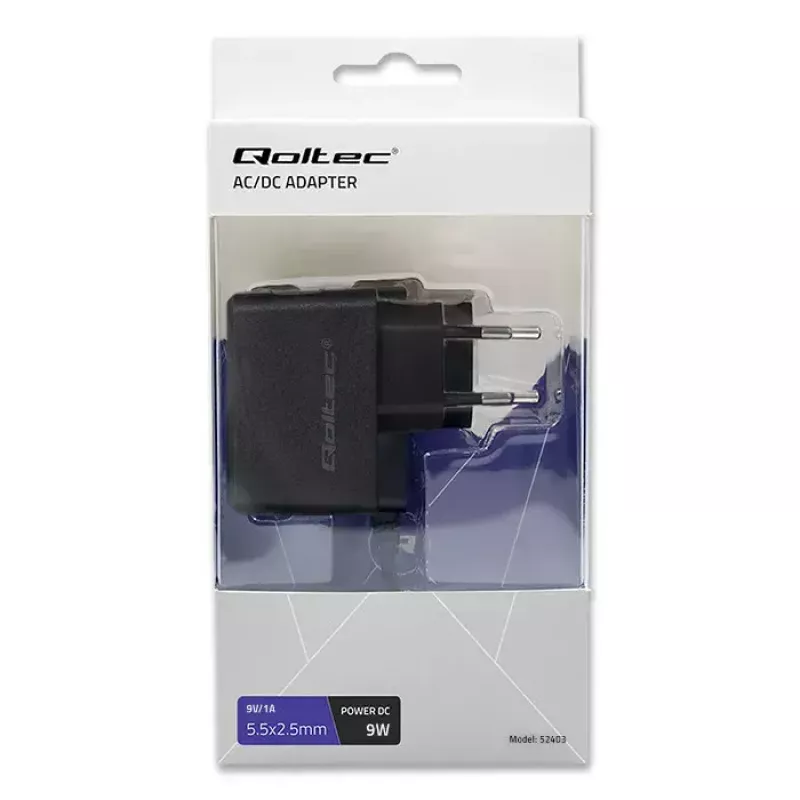 Netzteil Qoltec 52403 Indoor 9W Schwarz 220-240V