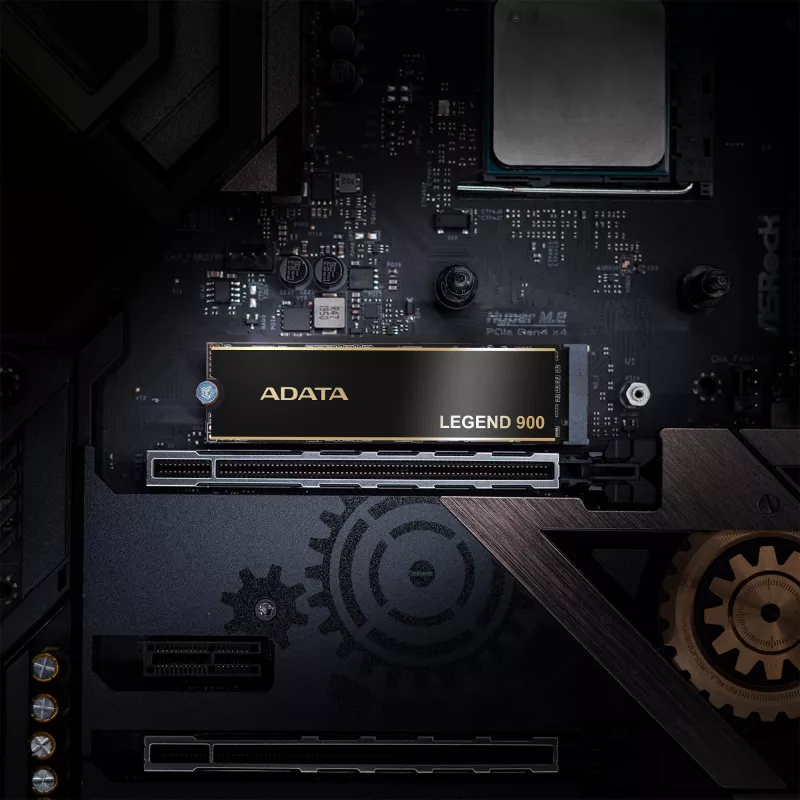 SSD M.2 2280 ADATA LEGEND 900 512 GB PCIe 4.0 NVMe 7000/5400 MB/s, TBW 1200, AES-Hardwareverschlüsselung