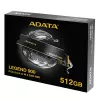 SSD M.2 2280 ADATA LEGEND 900 512 GB PCIe 4.0 NVMe 7000/5400 MB/s, TBW 1200, AES-Hardwareverschlüsselung