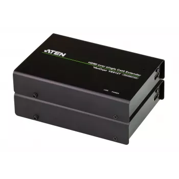 ATEN HDMI Extender über 1 CAT5e/6-Kabel (100 m), 4Kx2K, 3-fach kaskadierbar / HDBaseT