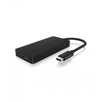 ICY BOX IB-HUB1429-CPD USB 3.2 Gen 2 (3.1 Gen 2) Type-C 10000 Mbit/s Schwarz