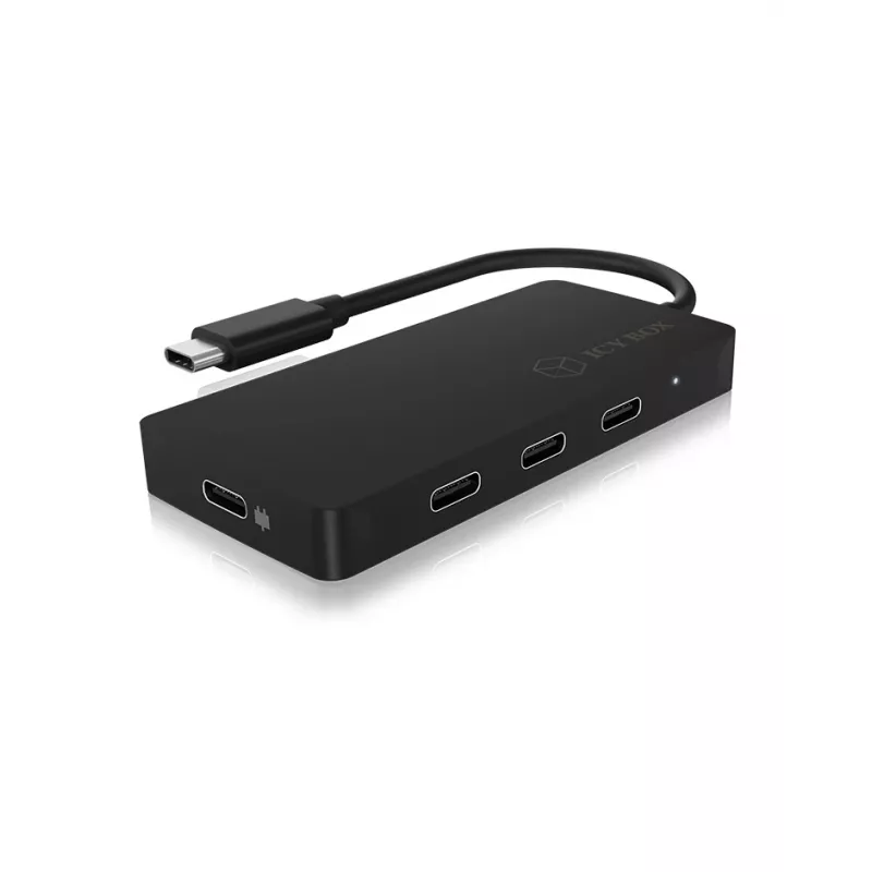 ICY BOX IB-HUB1429-CPD USB 3.2 Gen 2 (3.1 Gen 2) Type-C 10000 Mbit/s Schwarz