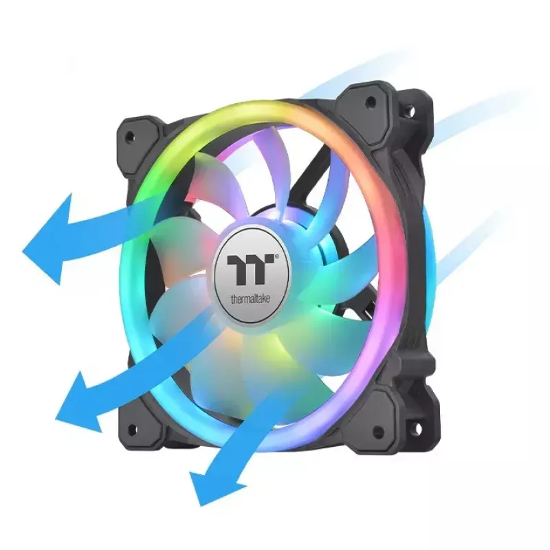 Thermaltake SWAFAN 12 RGB 12 cm Lüfter Schwarz 500–2000 RPM
