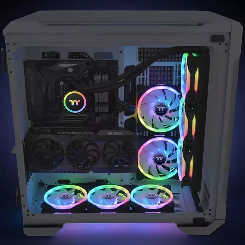 Thermaltake SWAFAN 12 RGB 12 cm Lüfter Schwarz 500–2000 RPM