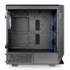 PC-Gehäuse THERMALTAKE Ceres 500 TG ARGB Midi Tower Schwarz — Tempered Glass, EATX, 3x140mm Front, USB-C
