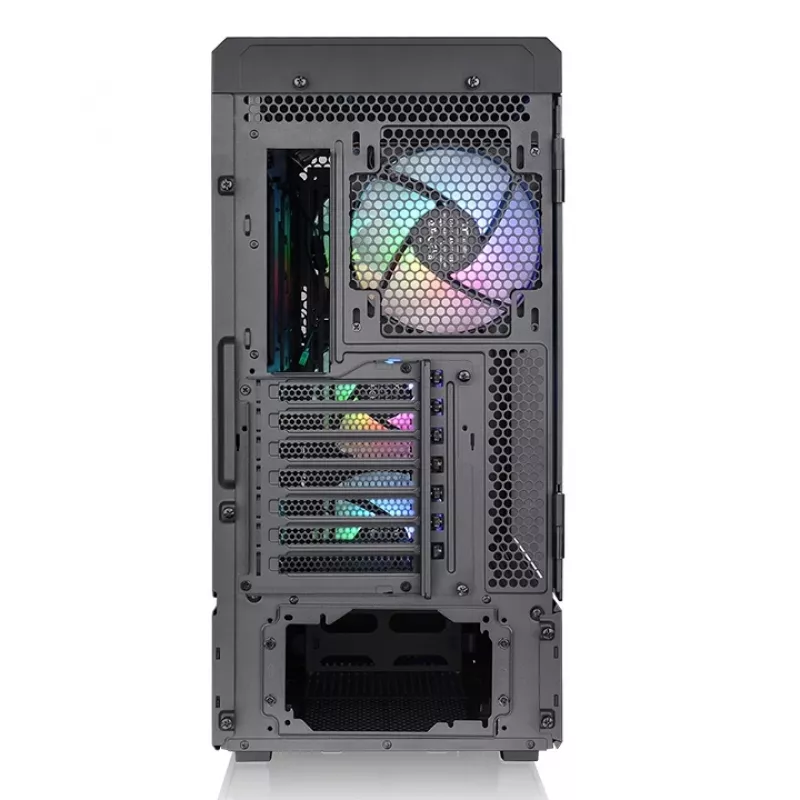 PC-Gehäuse THERMALTAKE Ceres 500 TG ARGB Midi Tower Schwarz — Tempered Glass, EATX, 3x140mm Front, USB-C