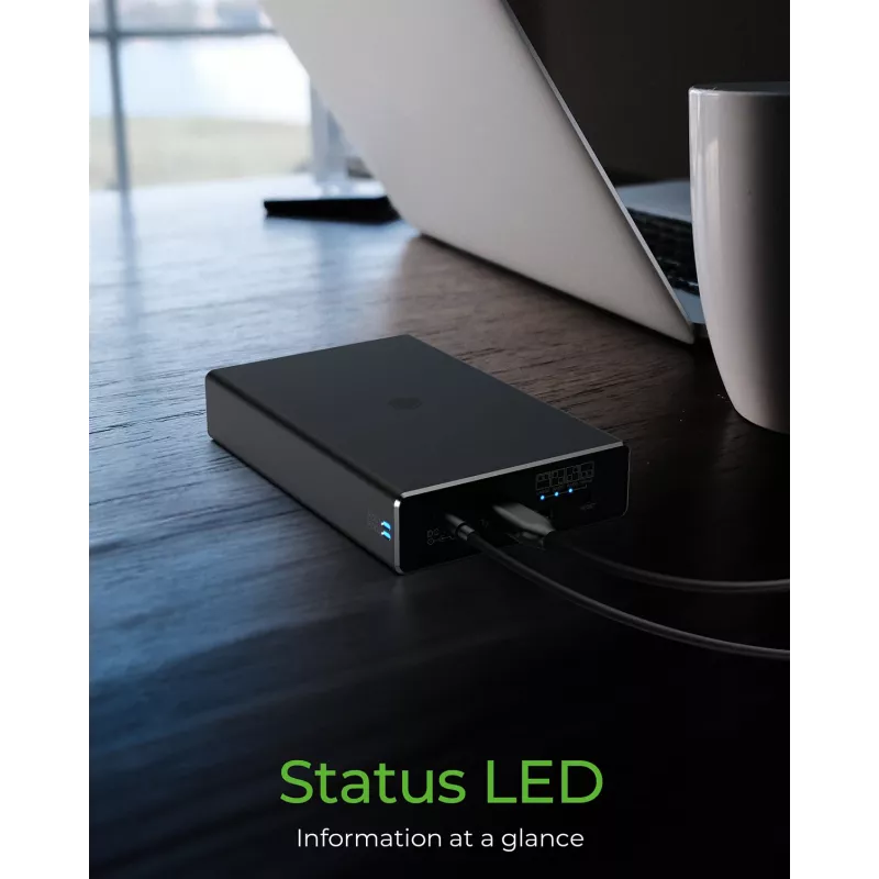 ICY BOX RAID-Gehäuse für 2x HDD/SSD USB 3.2 Gen 2 Type-C® / Type-A Schnittstelle