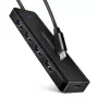 Axagon HUE-C1C 4x USB 5Gbps TRAVEL Hub, USB-C Power IN, 19 cm USB-C Kabel