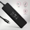 Axagon HUE-C1C 4x USB 5Gbps TRAVEL Hub, USB-C Power IN, 19 cm USB-C Kabel