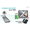 i-tec USB-C Metall Ergonomische 3x 4K Display Dockingstation mit Power Delivery 100 W + Universal-Ladegerät 100 W