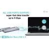 i-tec USB-C Metall Ergonomische 3x 4K Display Dockingstation mit Power Delivery 100 W + Universal-Ladegerät 100 W