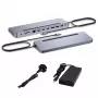 i-tec USB-C Metall Ergonomische 3x 4K Display Dockingstation mit Power Delivery 100 W + Universal-Ladegerät 100 W