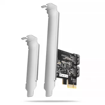 Interner SATA-Adapter Axagon PCES-SJ2 PCIe 2 Gbit/s Schwarz