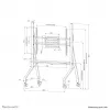 Neomounts FL50-525BL1 TV-Wagen 55-86 Zoll - schnelle Installation - TÜV