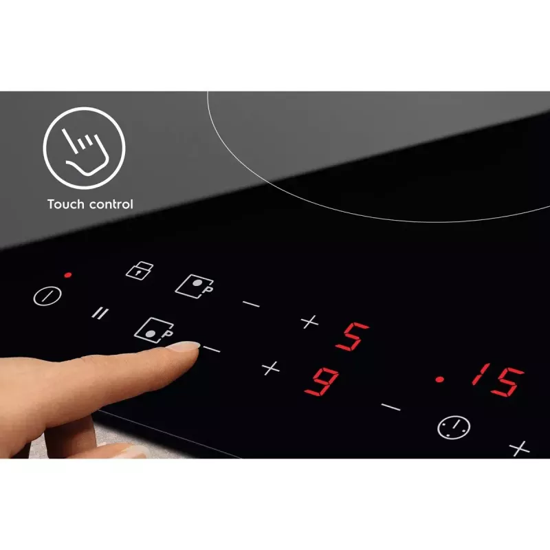 Induktionskochfeld Electrolux LIT30230C — 2-Zonen-Einbau, 29 cm Breite, schwarz, Touch-Steuerung, 210/145 mm Zonen