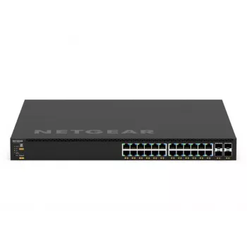 NETGEAR GSM4328-100AJS Managed L3 Gigabit Ethernet (10/100/1000) Power over Ethernet (PoE) 1U Schwarz