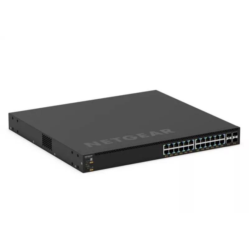NETGEAR GSM4328-100AJS Managed L3 Gigabit Ethernet (10/100/1000) Power over Ethernet (PoE) 1U Schwarz