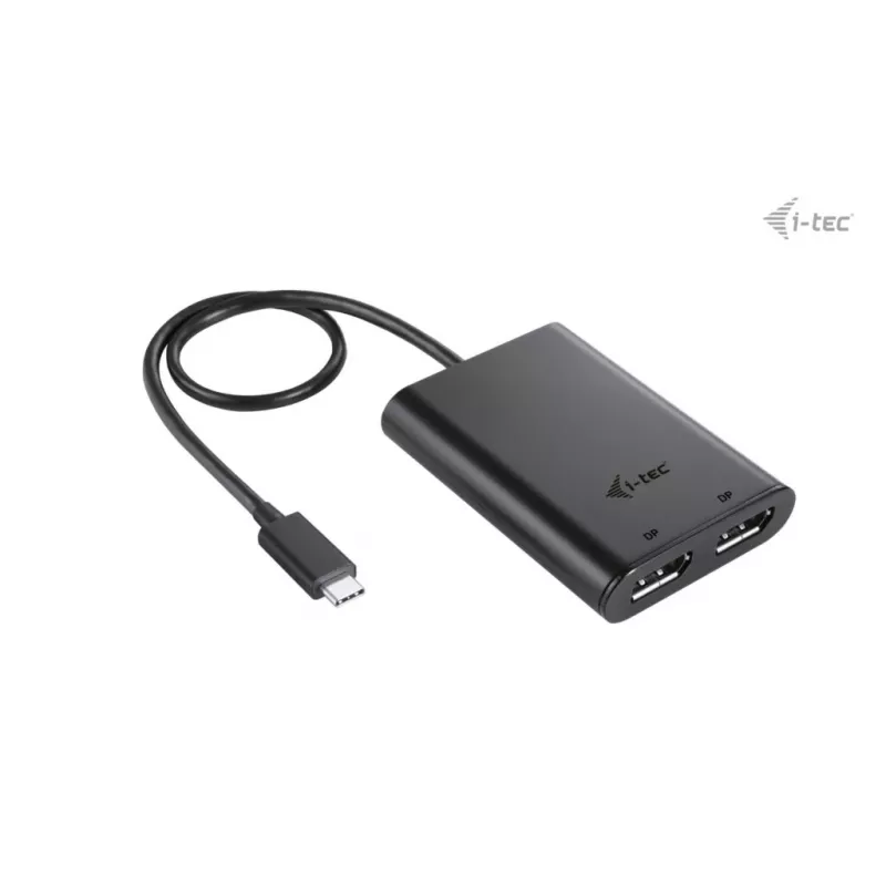 i-tec USB-C Dual 4K DisplayPort Video Adapter