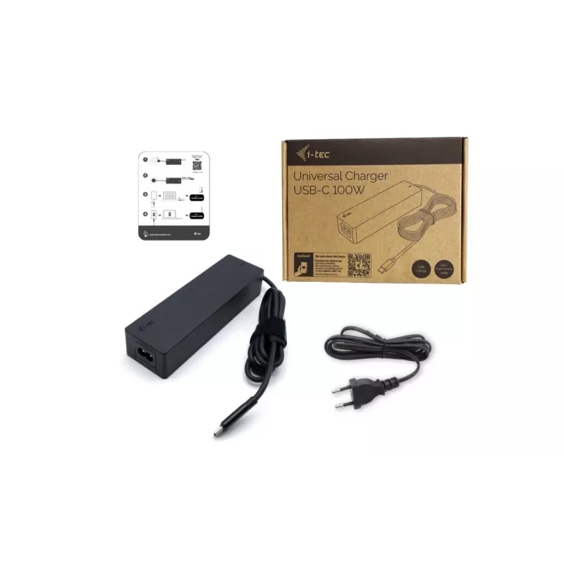 Universalladegerät i-tec USB-C PD 3.0 100W Indoor Schwarz