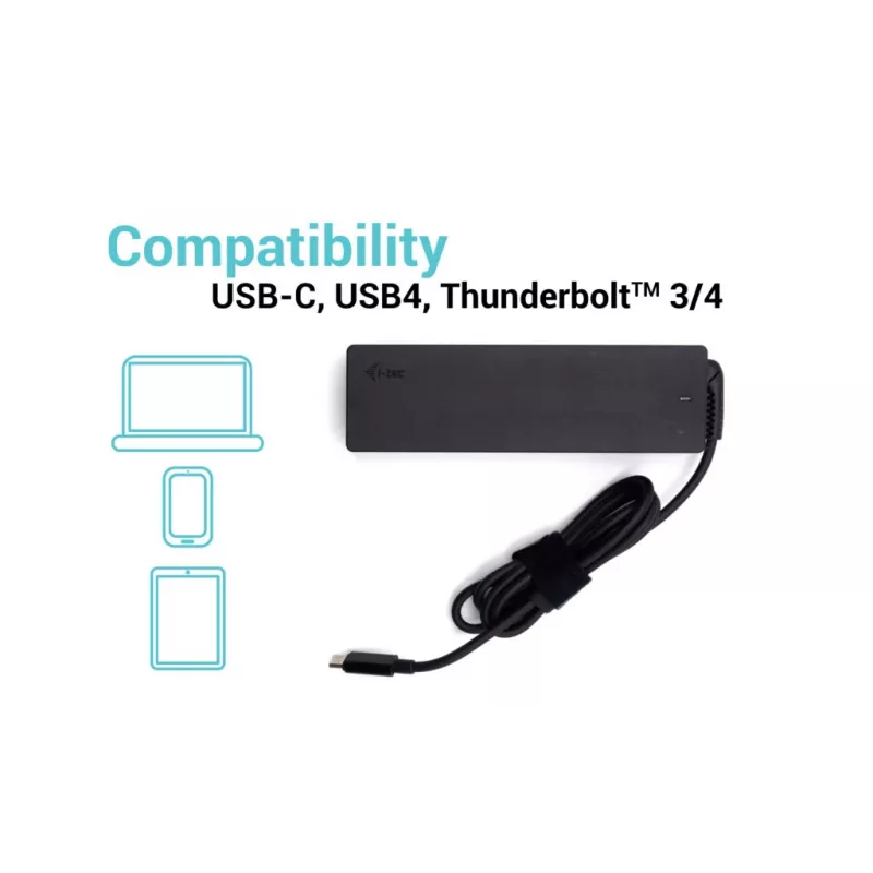Universalladegerät i-tec USB-C PD 3.0 100W Indoor Schwarz