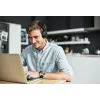 On-Ear-Kopfhörer JVC HA-S36W-A-U – Bluetooth 5.2, 35 h Akkulaufzeit, integriertes Mikrofon, blau