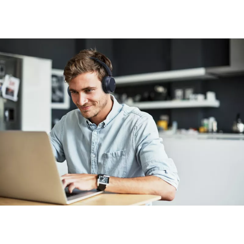 On-Ear-Kopfhörer JVC HA-S36W-A-U – Bluetooth 5.2, 35 h Akkulaufzeit, integriertes Mikrofon, blau