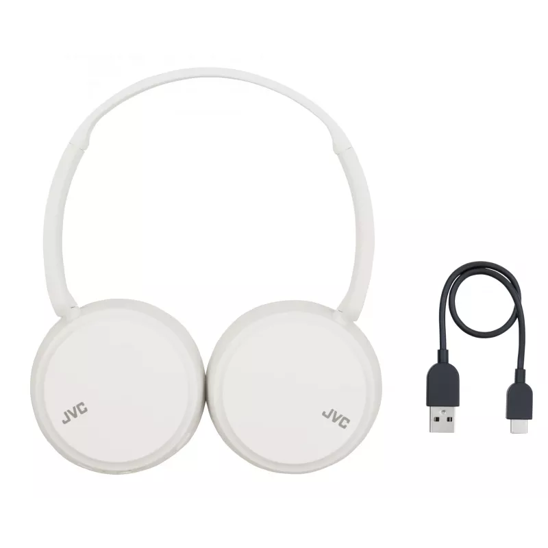 Kopfhörer JVC Deep Bass Bluetooth On Ear Weiß