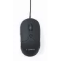 Kabelgebundene USB-Gaming-Maus GEMBIRD MUS-UL-02 — Beidhändig, 2400 DPI, 6 Tasten, Schwarz