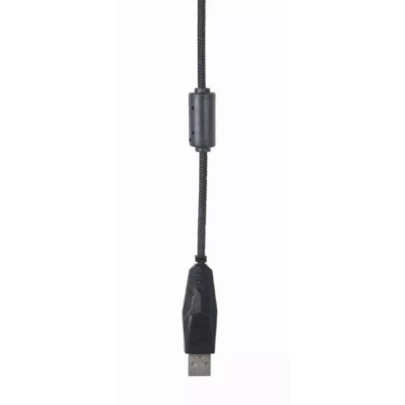 Kabelgebundene USB-Gaming-Maus GEMBIRD MUS-UL-02 — Beidhändig, 2400 DPI, 6 Tasten, Schwarz