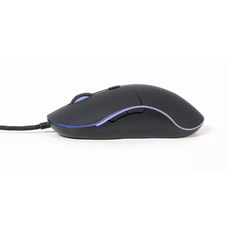 Kabelgebundene USB-Gaming-Maus GEMBIRD MUS-UL-02 — Beidhändig, 2400 DPI, 6 Tasten, Schwarz