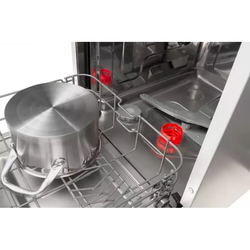 Freistehender Geschirrspüler AMICA DFM44C7EOQWH, 14 Maßgedecke, 47 dB, Edelstahl-Innenraum, Invertermotor