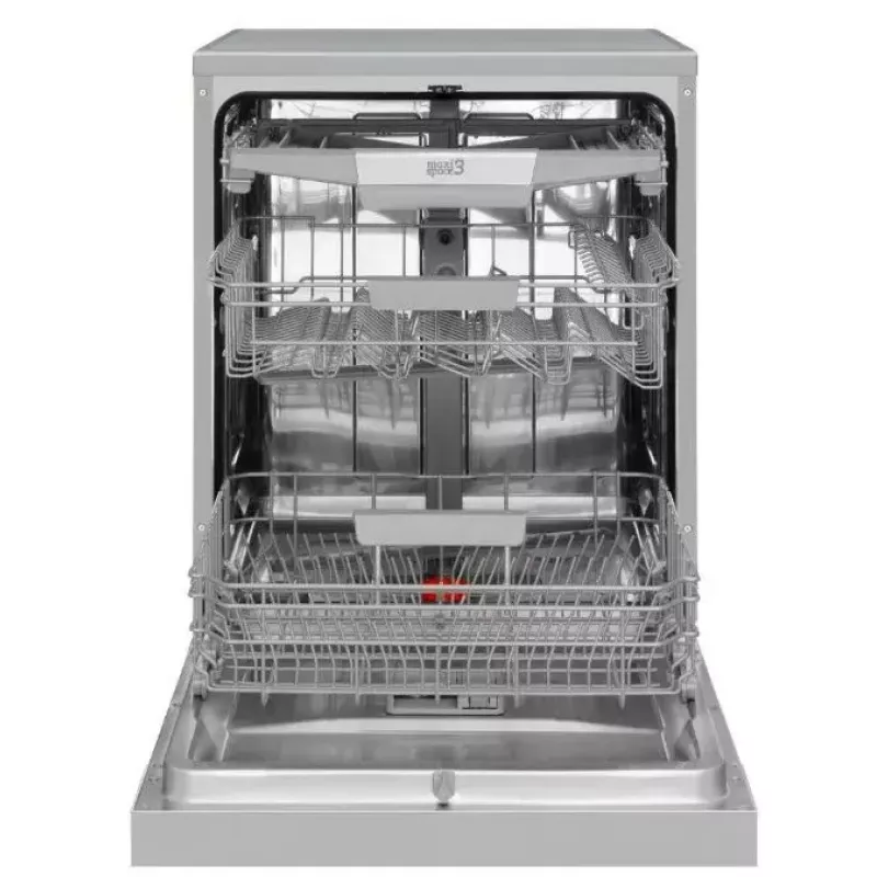 Freistehender Geschirrspüler AMICA DFM64C7EOQIH, 14 Maßgedecke, Inox, 47 dB, Energieklasse C