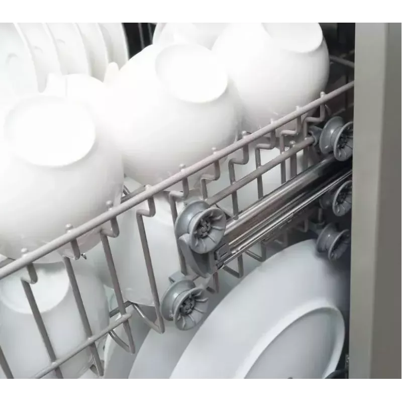 Freistehender Geschirrspüler AMICA DFM64C7EOQIH, 14 Maßgedecke, Inox, 47 dB, Energieklasse C