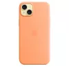 APPLE Apple Silikon Case mit MagSafe für iPhone 15 Plus Sorbet Orange