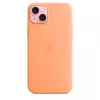 APPLE Apple Silikon Case mit MagSafe für iPhone 15 Plus Sorbet Orange