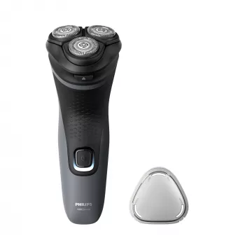 Philips Shaver 1000 Series S1142/00 Elektrorasierer, Rotationsrasierer, Schwarz, Grau, PowerCut-Klingensystem, SH30, 2 Jahr(e), Batterie