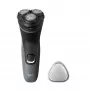Philips Shaver 1000 Series S1142/00 Elektrorasierer, Rotationsrasierer, Schwarz, Grau, PowerCut-Klingensystem, SH30, 2 Jahr(e), Batterie