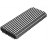SSD-Gehäuse GEMBIRD EE2280-U3C-03 Schwarz für ein M.2-Laufwerk, USB 3.2 Gen 2 (10 Gbit/s), USB Type-C, Aluminium