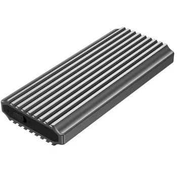 SSD-Gehäuse GEMBIRD EE2280-U3C-03 Schwarz für ein M.2-Laufwerk, USB 3.2 Gen 2 (10 Gbit/s), USB Type-C, Aluminium