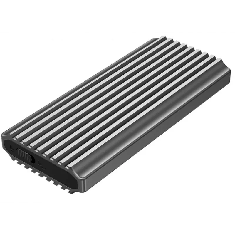 SSD-Gehäuse GEMBIRD EE2280-U3C-03 Schwarz für ein M.2-Laufwerk, USB 3.2 Gen 2 (10 Gbit/s), USB Type-C, Aluminium