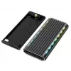 SSD-Gehäuse GEMBIRD EE2280-U3C-03 Schwarz für ein M.2-Laufwerk, USB 3.2 Gen 2 (10 Gbit/s), USB Type-C, Aluminium