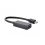 Mini DisplayPort auf HDMI Kabel Gembird A-MDPM-HDMIF4K-01 0,15 m, 4K, schwarz
