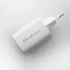 Indoor AC-Schnellladegerät QOLTEC 50765 — 65W USB-C PD 3.0 + USB-A, 5–20V, Typ-C Eurostecker, 2 Geräte