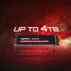 M.2 2280 NVMe SSD PATRIOT VP4300 Lite 4 TB, PCIe 4.0 x4, Lesen 7400 MB/s, Schreiben 6000 MB/s, NVMe 2.0