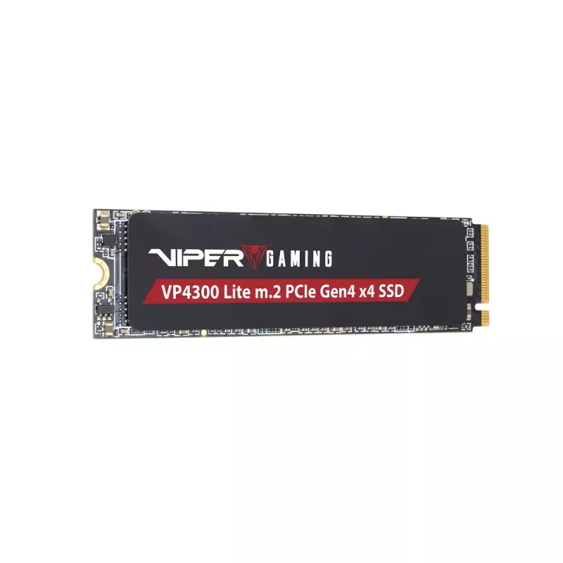 M.2 2280 NVMe SSD PATRIOT VP4300 Lite 4 TB, PCIe 4.0 x4, Lesen 7400 MB/s, Schreiben 6000 MB/s, NVMe 2.0