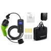 Elektrofahrzeug-Wandladegerät QOLTEC Mobiles Ladegerät 52470 Typ 2 3,5 kW 230 V mit LCD