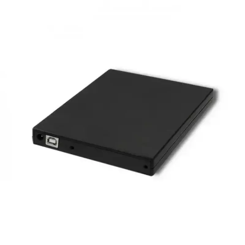 Externes DVD-RW-Laufwerk Qoltec 51858, USB 2.0 & eSATA, Tray-Loading, schwarz, 24x CD / 8x DVD