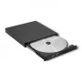 Externes DVD-RW-Laufwerk Qoltec 51858, USB 2.0 & eSATA, Tray-Loading, schwarz, 24x CD / 8x DVD
