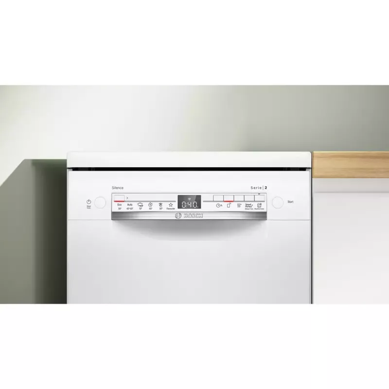 Bosch Geschirrspüler SPS2HKW58E — Serie 2 slimline 45 cm, 10 Maßgedecke, 46 dB, Edelstahlbehälter